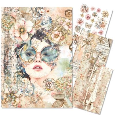 Ciao Bella Lost In Time - Mixed Media Rice Paper