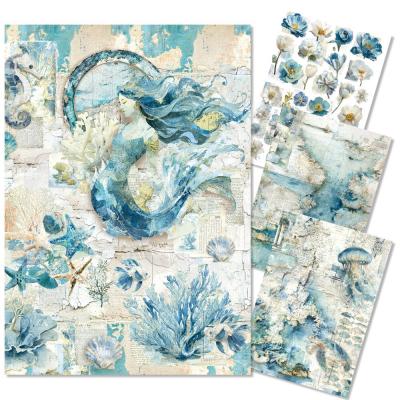 Ciao Bella Edge Of The Ocean - Mixed Media Rice Paper