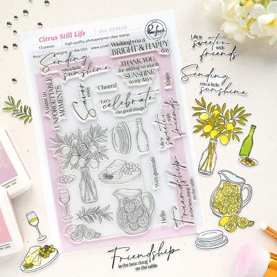 Pinkfresh Studio Sunlit Manor Stempel - Citrus Still Life