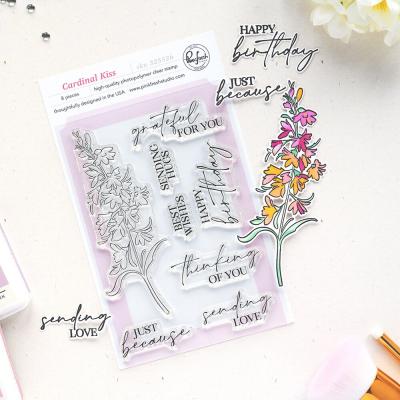 Pinkfresh Studio Sunlit Manor Stempel  - Cardinal Kiss
