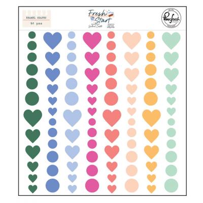 Pinkfresh Studio Fresh Start - Enamel Shapes