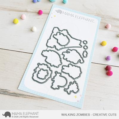 Mama Elephant Creative Cuts - Walking Zombies