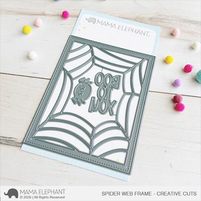 Mama Elephant Creative Cuts - Spider Web Frame