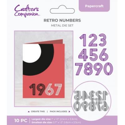 Crafter's Companion Retro Numbers Dies