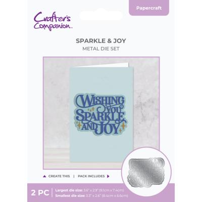 Crafter's Companion Large Sentiment Dies - Sparkle & Joy