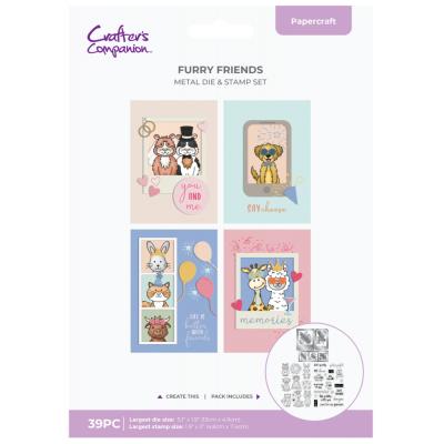 Crafter's Companion Stamps + Dies - Furry Friends