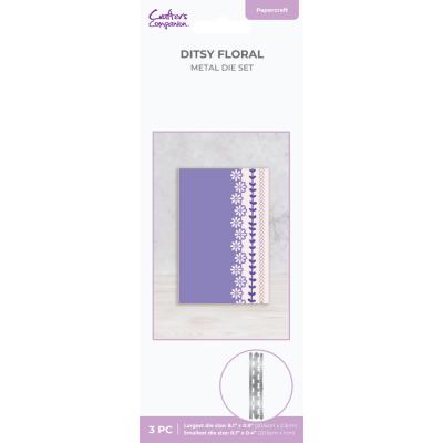 Crafter's Companion Edge'able Metal Die - Ditsy Floral
