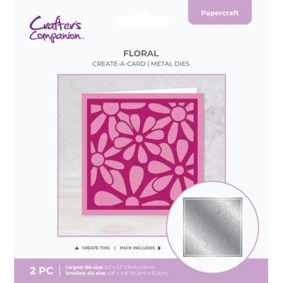 Crafter's Companion Create-a-Card Dies - Floral