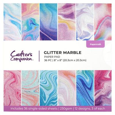 Crafter's Companion Glitter Marble Paper Pad