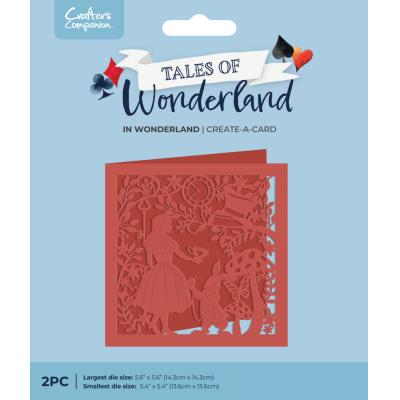 Crafter's Companion Tales Of Wonderland Create-a-Card Die - In Wonderland