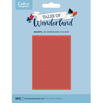 Crafter's Companion Tales Of Wonderland Embossingfolder - Hearts
