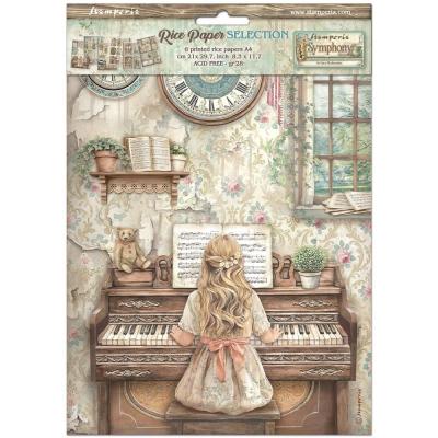 Stamperia Symphony - Rice Paper Selection