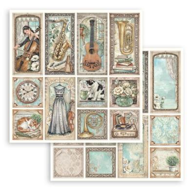 Stamperia Symphony Designpapier - Mixed Cards