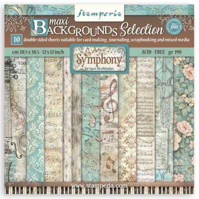 Stamperia Symphony - Maxi Background Selection