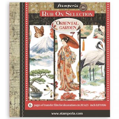 Stamperia Oriental Garden - Rub-On Selection