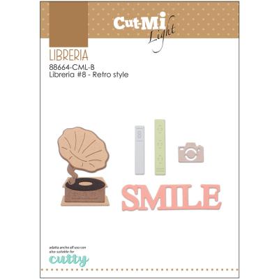 Impronte d'Autore Libreria #8 Cutting Dies - Retro style
