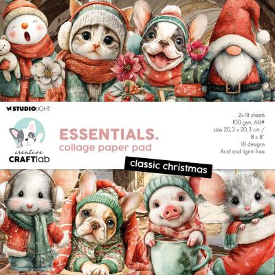 StudioLight Creative Craftlab Collage Paper Pad - Classic Christmas