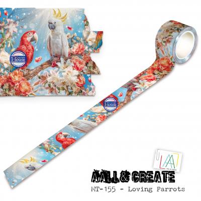 Aall and Create Story Ahead Layer it up' Washi Tape - Loving Parrots