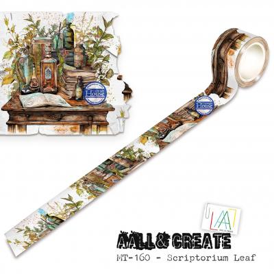 Aall and Create Story Ahead Layer it up' Washi Tape - Scriptorium Leaf