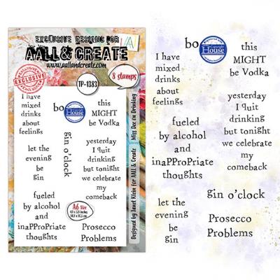Aall and Create Dee Unfiltered Stempel - Miss Dee On Drinking