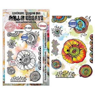 Aall and Create Lovely Couleurs Stempel - Graphic Coquelicots