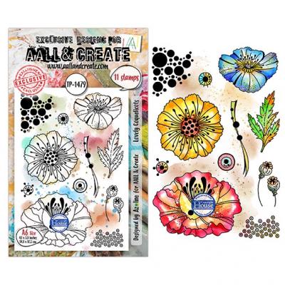 Aall and Create Lovely Couleurs Stempel - Lovely Coquelicots