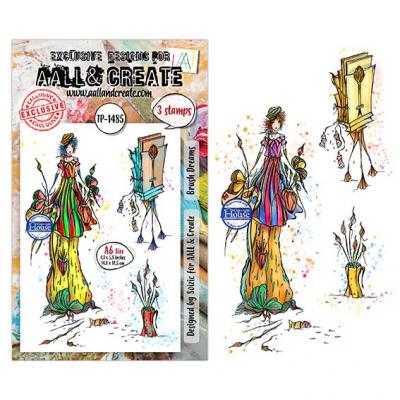 Aall and Create Carried Dreams Stempel - Brush Dreams