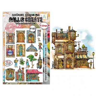 Aall and Create Dreamtropolis Stempel - Sidewalk Stories