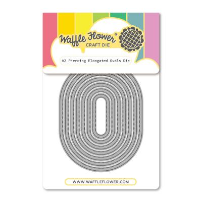 Waffle Flower A2 Piercing Dies - Elongated Ovals