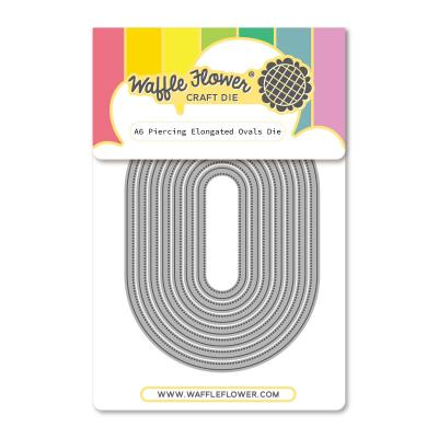 Waffle Flower A6 Piercing Dies - Elongated Ovals