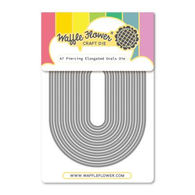 Waffle Flower A7 Piercing Dies - Elongated Ovals
