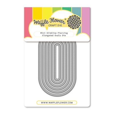 Waffle Flower Mini Slimline Piercing Dies - Elongated Ovals