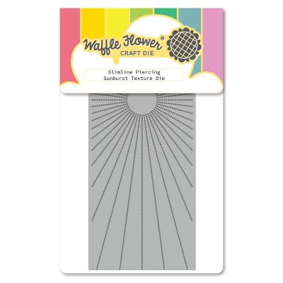 Waffle Flower Slimline Piercing Dies - Sunburst Texture