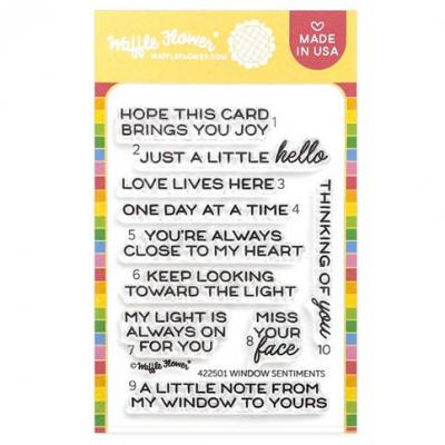 Waffle Flower Stempel - Window Sentiments