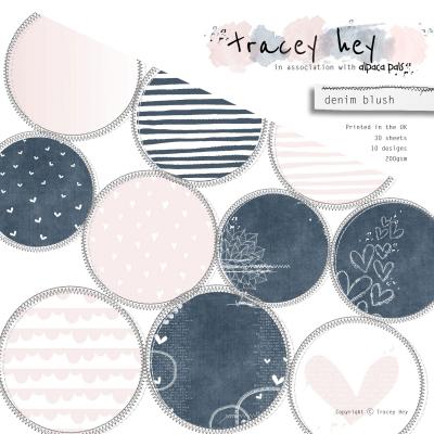 Tracey Hey Paper Pad - Denim Blush