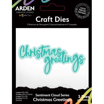 Arden Creative Studio Christmas Cheer Dies - Christmas Greetings