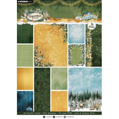 StudioLight Christmas Forest - Background Paper Pad