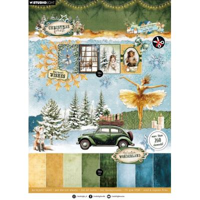 StudioLight Christmas Forest - Die-Cut Designer Paper Pad