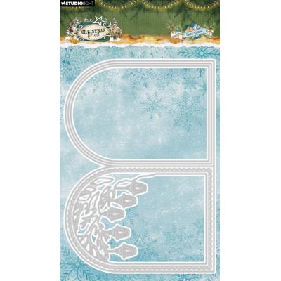StudioLight Christmas Forest Cutting Dies - Card Shape