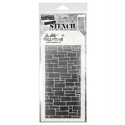 Stampers Anonymous Layering Tim Holtz Stencil - Slate