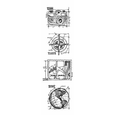 Stampers Anonymous Tim Holtz Stempel - Travel