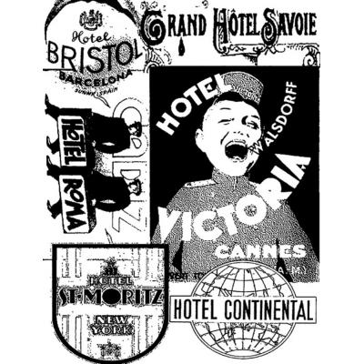 Stampers Anonymous Tim Holtz Stempel - Hotel