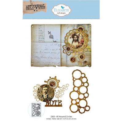 Elizabeth Craft Designs Beautifully Worn Die - All Around Circles