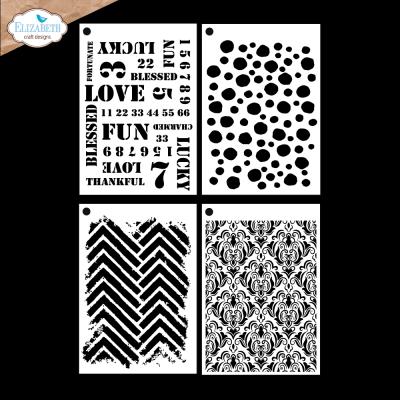 Elizabeth Craft Designs Beautifully Worn Journal Stencils 11