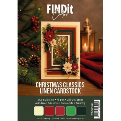 Find It Linen Cardstock - Christmas Classics