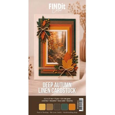 Find It Linen Cardstock - Deep Autumn