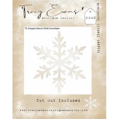 Tracy Evans Stencil - Snowflake