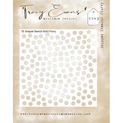 Tracy Evans Stencil - Flurry