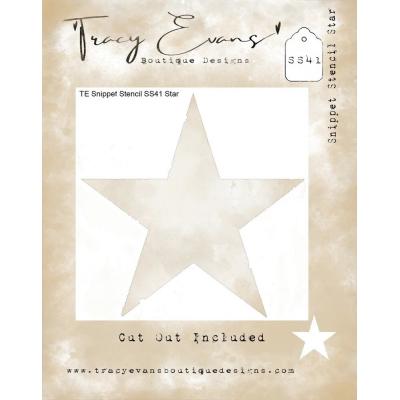 Tracy Evans Stencil - Star