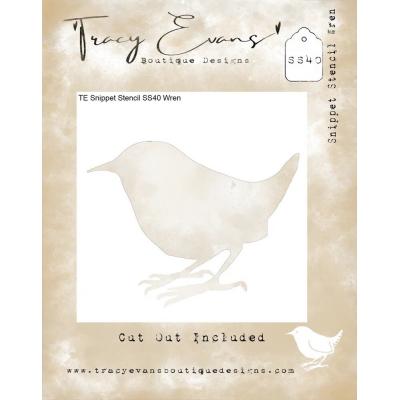 Tracy Evans Stencil - Wren